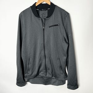 Nike Dri-Fit Hyper Elite Basketball Track Jacket Full Zip Gray Men's Size M